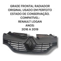 Grade Frontal Radiador Renault Logan 2017 A 2019 Original