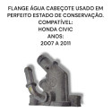  Cavalete Flange Água Cabeçote Honda Civic Original  Preto