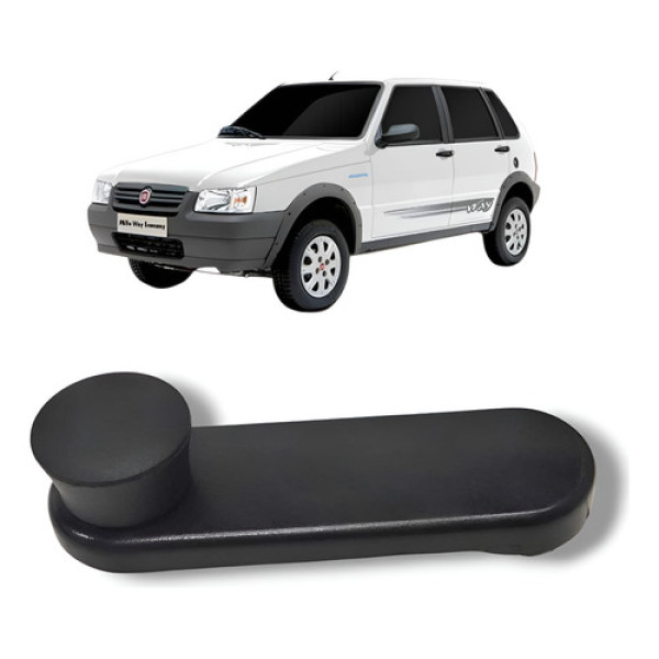 Manivela Vidro Traseiro Fiat Uno 2008 2013 Original