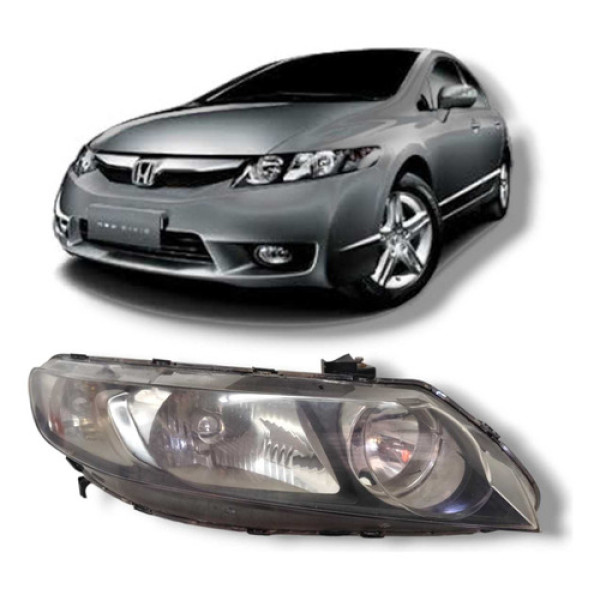 Farol Honda Civic G8 Dianteiro Direito 2007 A 2011 Original