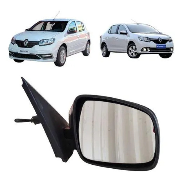 Retrovisor Direito Sandero 2015 2024 Logan 2014 2024 Manual