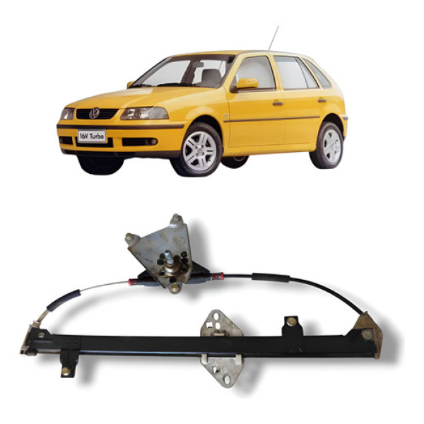 Máquina Vidro Manual Traseiro Direito Vw Gol 2000 2007 Origi