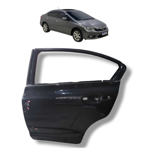 Porta Traseira Esquerda Honda Civic 2012 A 2016 Original