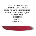 Refletor Parachoque Traseiro Chevrolet Cruze Original 