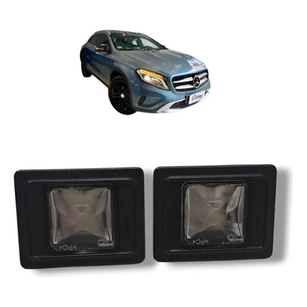 Par Luz Led Placa Traseira Mercedes Gla 20o 2015 A 2018
