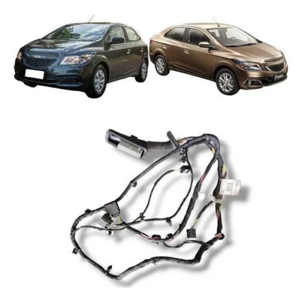 Chicote Porta Dianteiro Direito Gm Onix Prisma 2013 A 2019