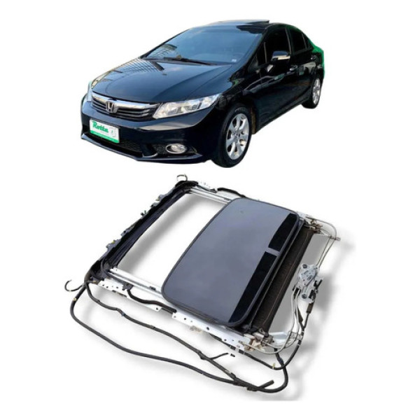 Teto Solar Honda Civic G9 2012 2013 2016  Preto