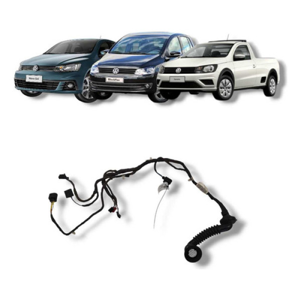 Chicote Porta Dianteira Esquerda Vw Gol 2008 A 2016 Original
