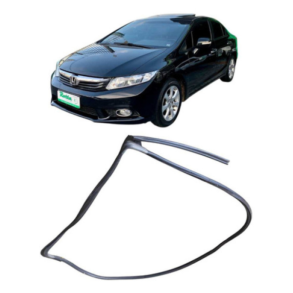 Borracha Guarnição Porta Traseira Esquerda Honda Civic 2012