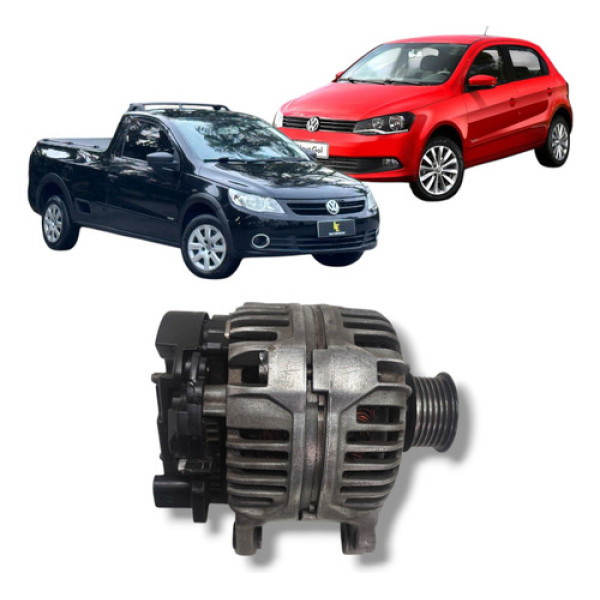 Alternador Gol Voyage Saveiro Polo Fox G5 G6 08/ C/ Ar 90a 