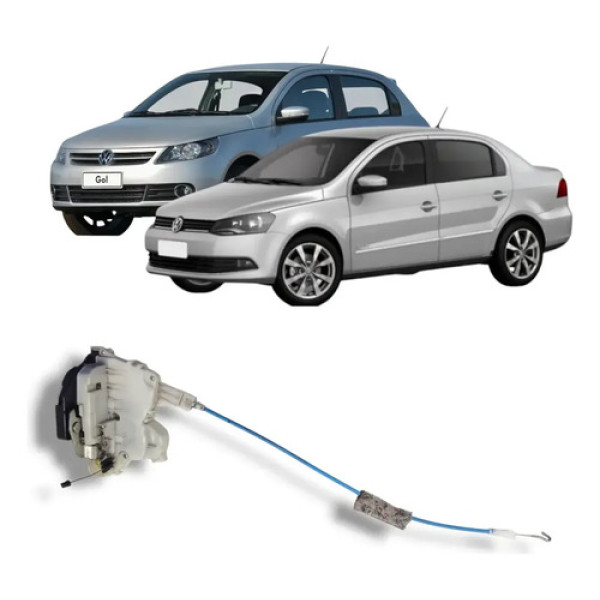 Fechadura Dianteira Esquerda Vw Gol Voyage 2008 2016 Origina