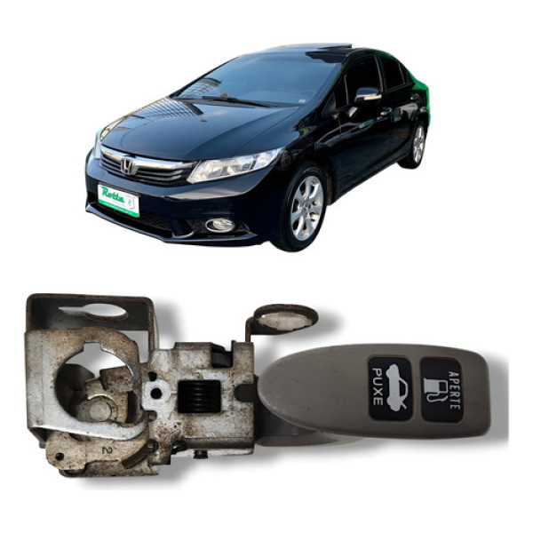 Puxador Tanque Combustível Porta Malas Honda Civic 2012 2016
