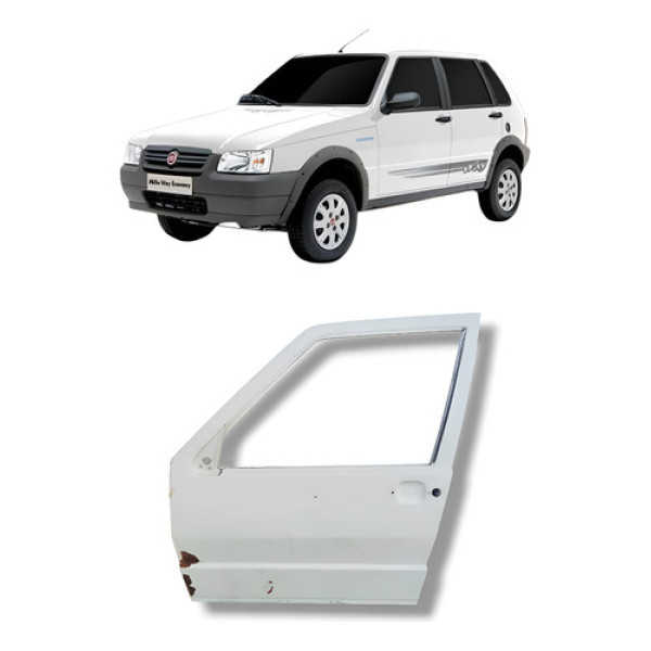 Porta Dianteira Esquerda Fiat Uno 2004 A 2012 Original 