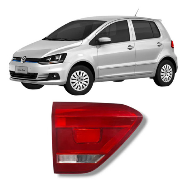 Lanterna Traseira Esquerda Fox Crossfox 2015 A 2022 (mala) Esquerdo/motorista Vermelho
