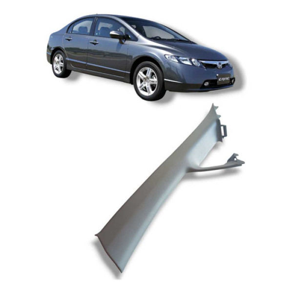 Moldura Coluna Dianteira Esquerda Honda Civic Original