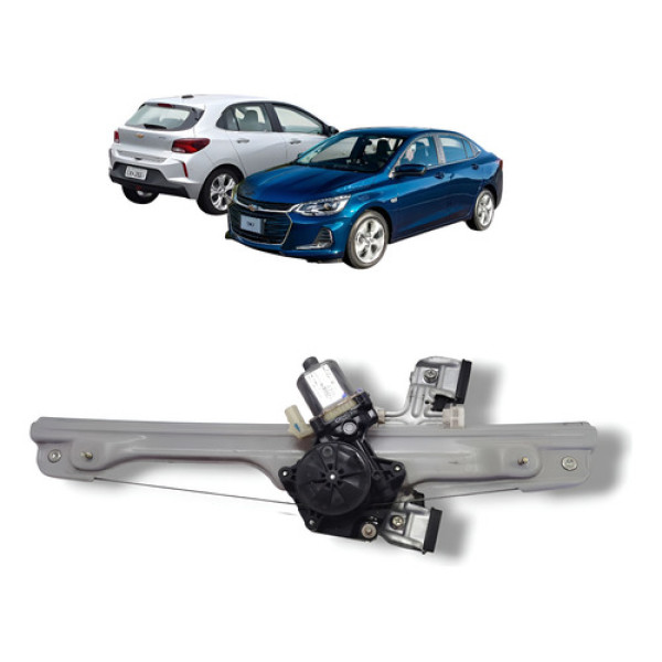 Máquina Vidro Dianteiro Esquerdo Gm Onix 2020 -2025 Original