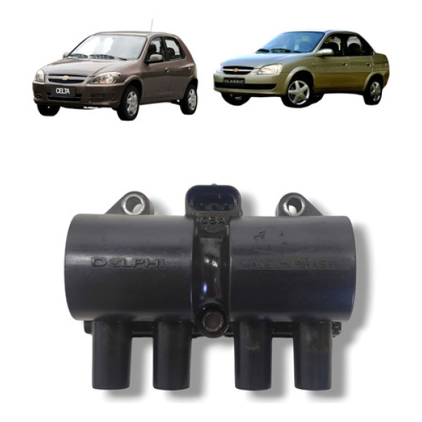 Bobina Ignição Gm Celta Corsa 1.0 2008 A 2012 Original