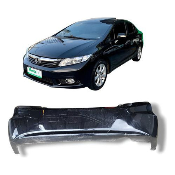 Parachoque Traseiro Civic G9 2012 2013 A 2016