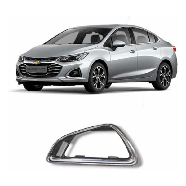 Moldura Cromada Difusor Lado Esquerdo Do Cruze 2020 Original