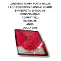 Lanterna Traseira Esquerda Porta Malas Gm Cruze Original