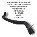 Mangueira Entrada Ar Quente Chevrolet Cruze Original