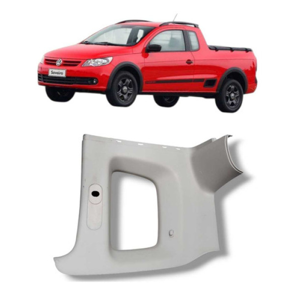 Moldura Traseira Esquerda Volksvagem Saveiro Original 