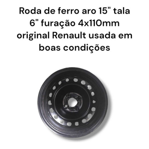 Roda De Ferro Renault 