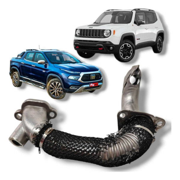 Cano Tubo Egr Fiat Toro E Renegade Diesel 2016 2021 Original