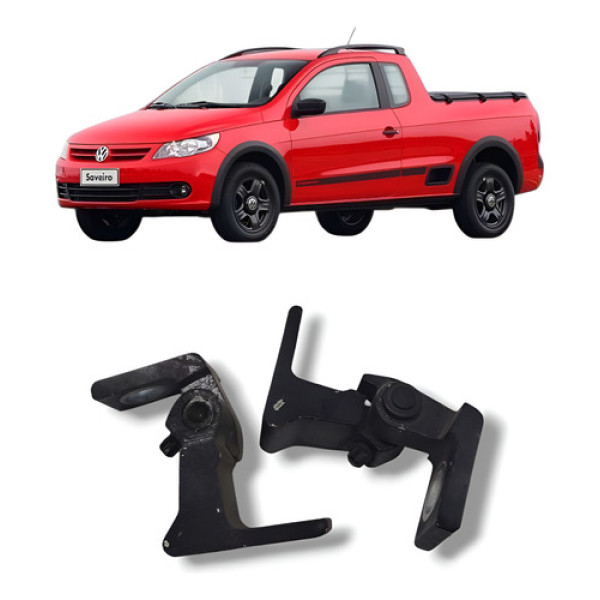 Par Dobradiça Porta Dianteira Direita Vw Saveiro 2008 A 2012