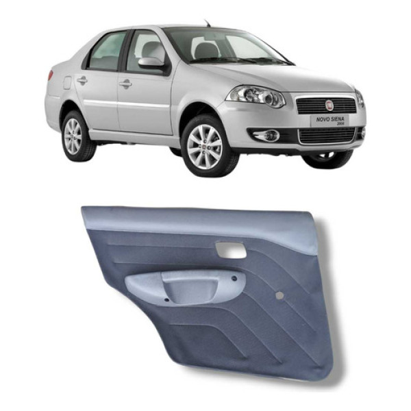 Forro Porta Traseira Esquerda Fiat Siena 2008 A 2012
