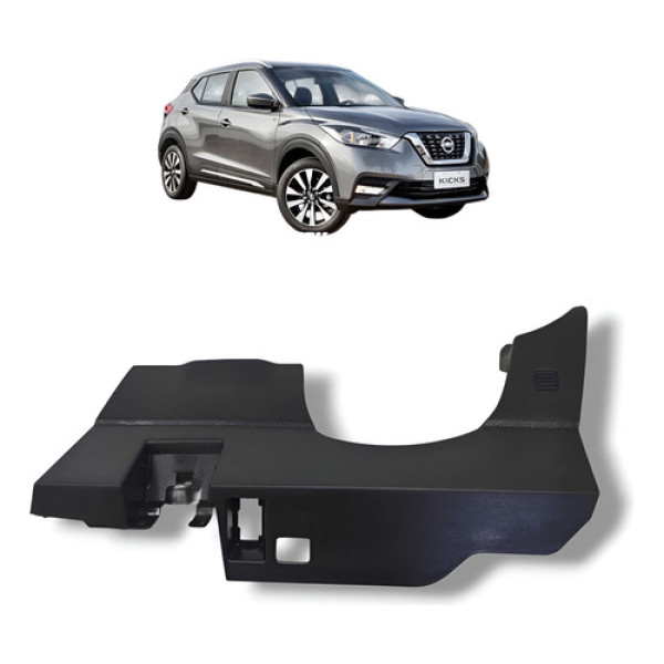 Acabamento Inferior Esquerdo Painel Nissan Kicks 2017 A 2021
