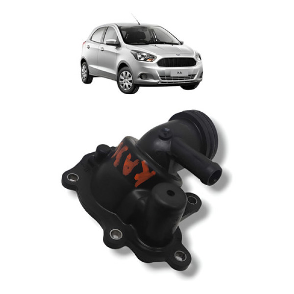 Carcaça Válvula Termostática Ford Ka 2015 A 2020 Original
