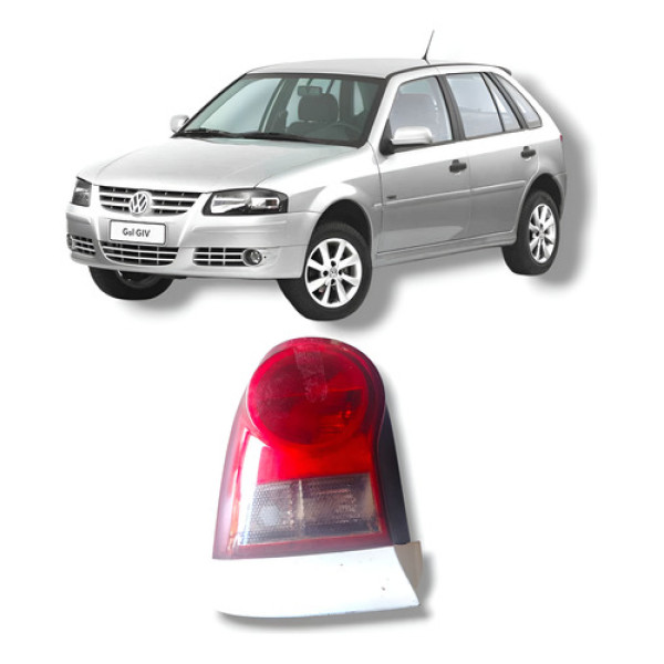 Farol Traseiro Esquerdo Volkswagen Gol G4 2006 2014 Original
