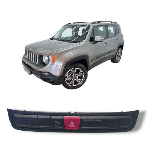 Botão Central Pisca Alerta Jeep Renegade 2015 A 2020