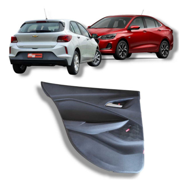 Forro Porta Gm Onix 2020 A 2024 Traseira Esquerda Original 