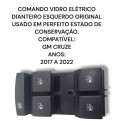  Comando Vidro Elétrico Dianteiro Esquerdo Cruze Original 