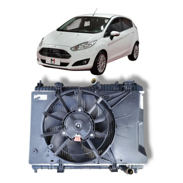 Radiador Eletroventilador Ford Fiesta 2013 2019