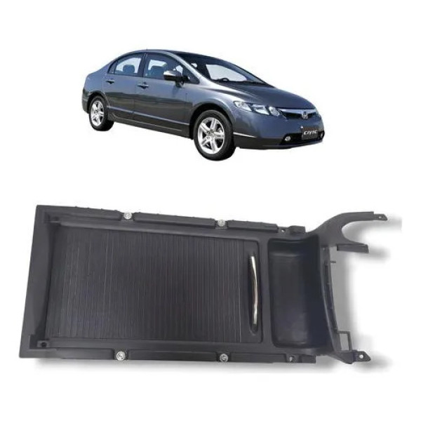 Porta Objetos  Console Central Honda Civic 2007 A 2011 Preto