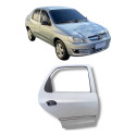 Porta Traseira Direita Celta Prisma 2007 2008 A 2016 Traseira Direita Prateado