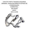 Chicote Porta Traseira Esquerda Gm Cruze 2012 A 2016