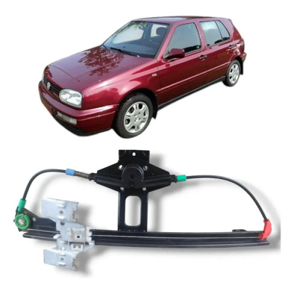 Máquina Vidro Traseira Direita Vw Volkswagen Golf 1994 1998