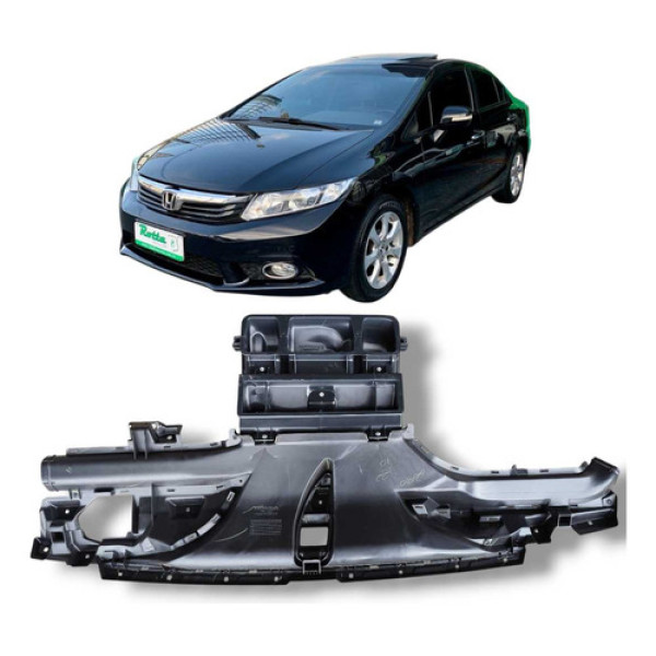 Entrada Canaleta Ar Honda Civic 2012 A 2016 Original Preto