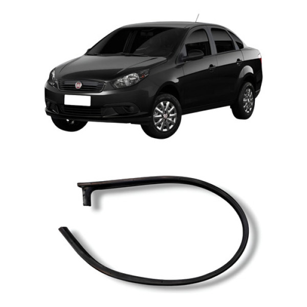Borracha Superior Dianteiro Direito Fiat Grand Siena 13 A 21