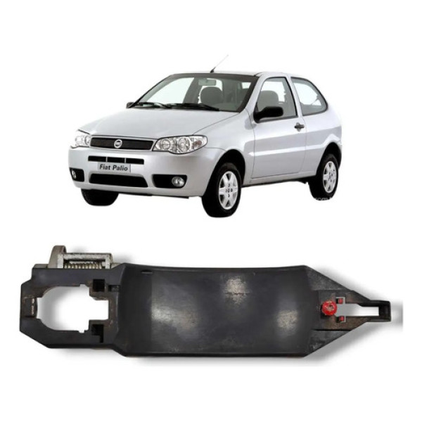 Suporte Maçaneta Exte Dianteira Direita Fiat Palio 2007 2012