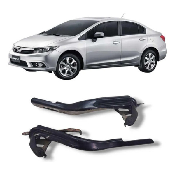  Par Dobradiça Capo Dianteiro Civic G9 2012 2013 A 2016