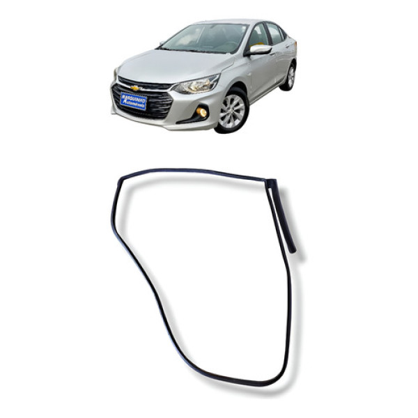 Borracha Porta Traseira Esquerda Gm Onix Sedan 2020 A 2025