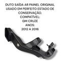 Duto Saída Ar Painel Chevrolet Cruze Original