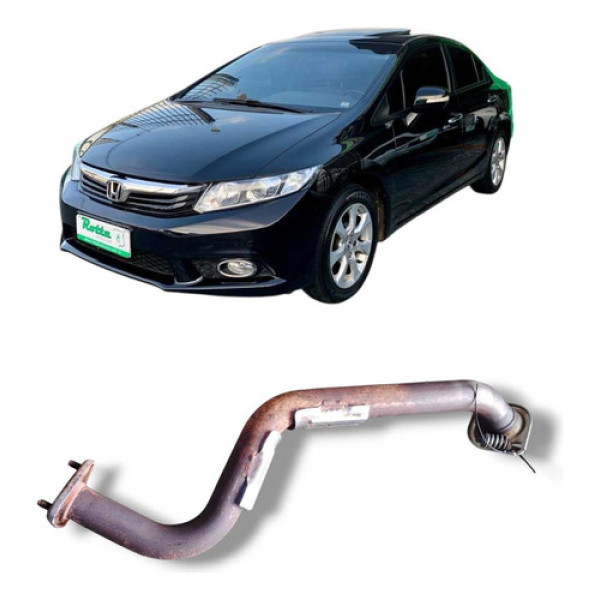 Cano Escape Saída Motor Honda Civic 2012 A 2017 Original