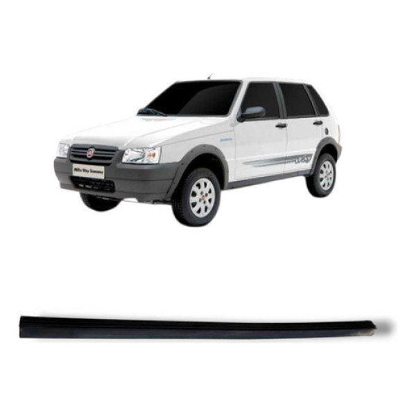 Borracha Canaleta Vidro Traseiro Direito Fiat Uno 2008-2013