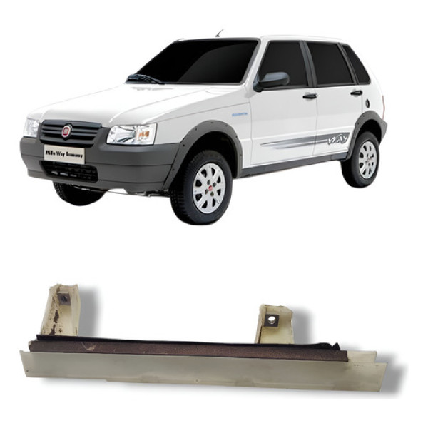 Guia Vidro Traseiro Esquerdo Fiat Uno 2008 A 2013 Original